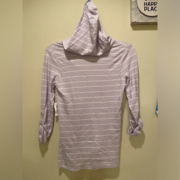 Old Navy  |   Striped Hoodie - Purple and white - Picture 10 of 11